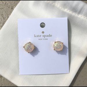 Kate Spade | Opal Glitter Gumdrop Studs NWT